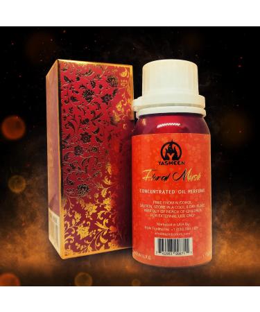 Yasmeen Floral Musk 100 ML | Oil Perfume Concentrated 100 ML (3.4 Oz) | Unisex for Men and Women | Blended Fragrance in Dubai UAE Floral Musk 3.4 Fl Oz (Pack of 1) - Buy Online on GoSupps.com