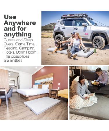 BETTER HABITAT SleepReady Portable Floor Mattress & Guest Bed - Twin Size | 3 CertiPUR-US Memory Foam | Easy Roll Out | Waterproof | Ideal for Guests, Camping, Dorm & Travel Essentials | 1 Year Warranty - Buy Online on GoSupps.com