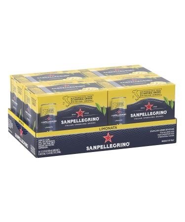 Sanpellegrino Italian Sparkling Drink Limonata  Sparkling Lemon Beverage  24 Pack of 11.15 Fl Oz Cans - Buy Online on GoSupps.com