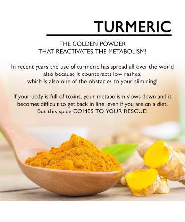 Turmeric Ginger Cinnamon & Black Pepper - 180 Tablets for Metabolism & Digestion Boost | Magical Spice Blend - Buy Online on GoSupps.com
