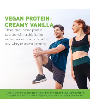 Buy DAVINCI Labs Vegan Protein Powder - Creamy Vanilla Soy & Gluten-Free 15 Servings for Muscle & Tissue Repair - Pea & Flax Seed Supplement - Buy Online on GoSupps.com