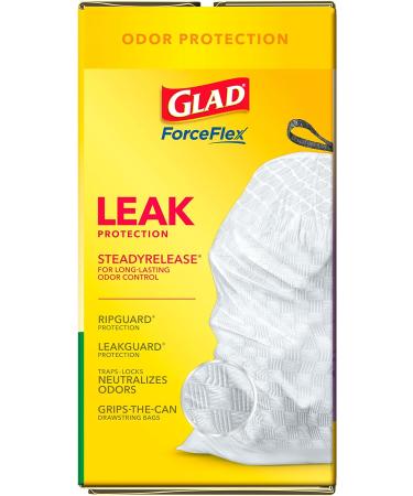 Glad ForceFlex 13 Gallon Kitchen Trash Bags, 110 Count - Gain Lavender with Febreze - Buy Online on GoSupps.com