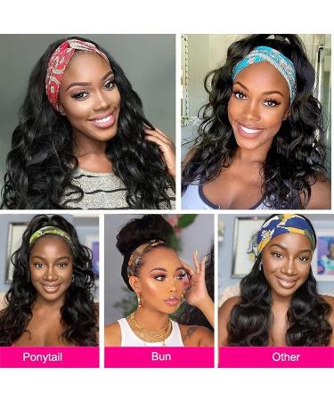 Body Wave Brazilian Virgin Hair Headband Wig for Black Women | 18 Wear and Go Glueless Human Hair Wig | 150% Density | Pack of 1 - Buy Online on GoSupps.com