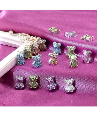 50pcs 3D Little Bear Nail Charms - Cute Bear Resin Charms for Acrylic Nails - Colorful Bears Rhinestones for Nail Art & Crafts - Buy Online on GoSupps.com
