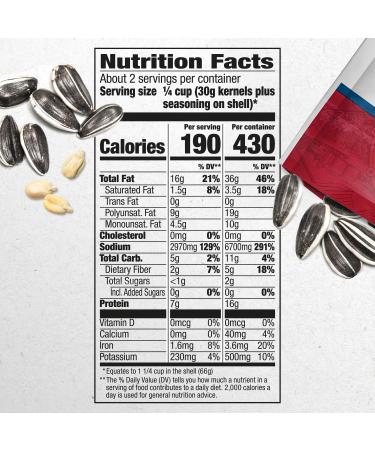 DAVID SEEDS Roasted Salted Ranch Jumbo Sunflower Seeds 5.25 oz - Pack of 1 - Buy Online on GoSupps.com