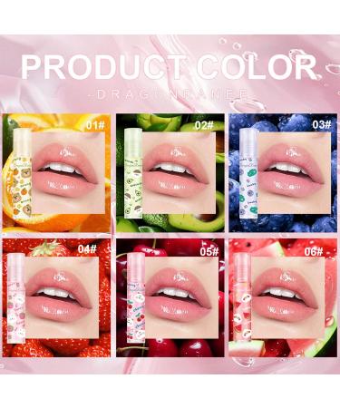 Bestvisse 6 Pack Moisturizing Lip Oil Clear Smoothing Lip Balm for Dull Lips - Buy Online on GoSupps.com