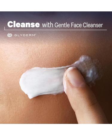 GlyDerm Gentle Face Cleanser | Soap-free Concentrated Cleanser | 0.2% Esterified Glycolic Acid | Gently Exfoliates as it Cleans | Gentle Enough for Twice Daily Use | All Skin Types | 7 oz pump - Buy Online on GoSupps.com