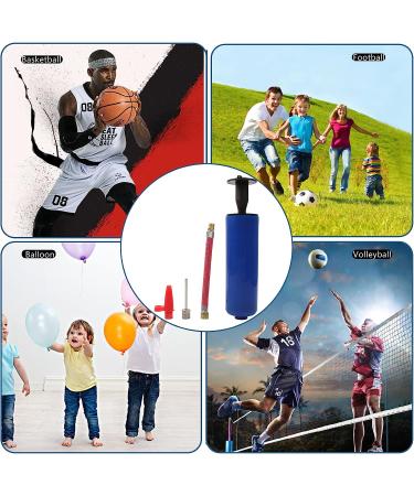 Jawflew Sports Ball Pump Kit - Portable Air Pump with Needle, Nozzle, Extension Hose - for Soccer, Basketball, Football, Volleyball, Rugby - 10PC Set - Buy Online on GoSupps.com