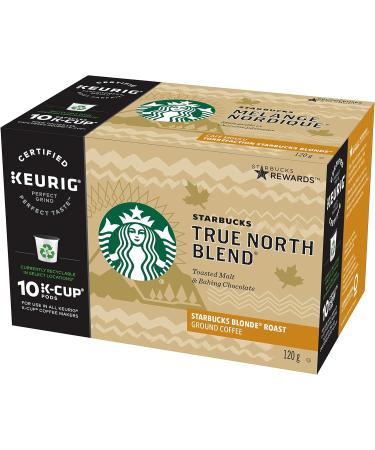 Starbucks True North Blonde Light Roast Coffee Single Serve Keurig K-cup Pods 6 Boxes 60 Capsules True North 60 count (Pack of 1) - Buy Online on GoSupps.com