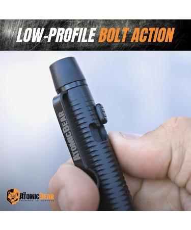 Atomic Bear Tactical Pen - Stealth Pen Pro - Self Defense Pens with Glass Breaker and Writing Tip | Lightweight Polymer Construction | Includes a Pen Defense Class - Buy Online on GoSupps.com