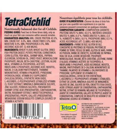 Tetra Cichlid Floating Pellets 6oz 170g (Bilingual) - Buy Online on GoSupps.com