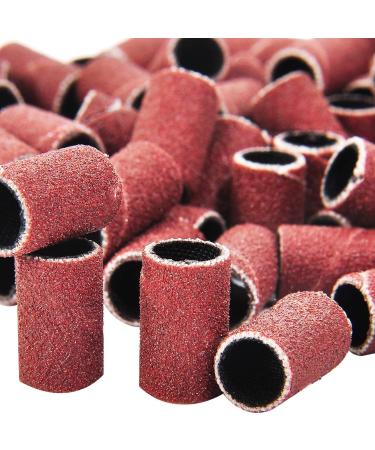 AOVNA 100 Pieces 180# Sanding Bands Pack Nail Sanding Bands Grinding Sand for Electric Nail Drill Nail art Manicure Pedicure Nail Drill (180#) - Buy Online on GoSupps.com