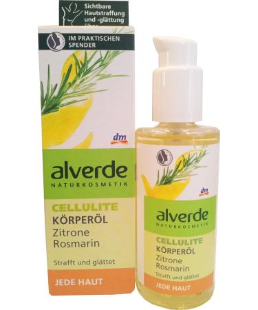 Alverde - Anti-cellulite Body Oil - Organic Lemon & Organic Rosemary - 100 ml