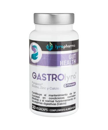 Gastrolyra Pylopass with calcium zinc and biotin - supplement to support gastrointestinal well-being - 30 capsules