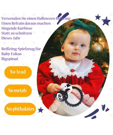 Halloween Baby Teether | Silicone Gothic Baby Teether Toy for Infants - Buy Online on GoSupps.com
