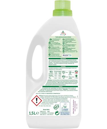Frosch Baby Detergent Liquid Detergent for Sensitive Skin and Baby Skin 24 Washes 1.5 L - Buy Online on GoSupps.com