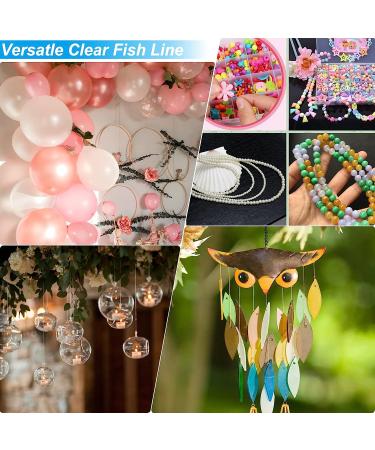 755FT Clear Fishing Wire: Strong Monofilament Line for Hanging Balloon Garland & Crafts - Invisible Nylon Thread for Beading & Sewing - Buy Online on GoSupps.com