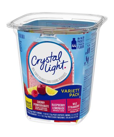 Crystal Light Sugar-Free Fruit Variety On-The-Go Powdered Drink Mix 44 Count - Shop Now! - Buy Online on GoSupps.com