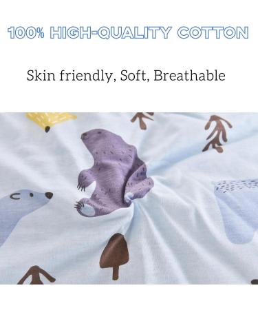 Chilsuessy Baby Sleeping Bag with Detachable Long Sleeves | 2.5 Tog Wearable Blanket for Winter | Blue Polar Bear Design | 2-4 Years - Buy Online on GoSupps.com