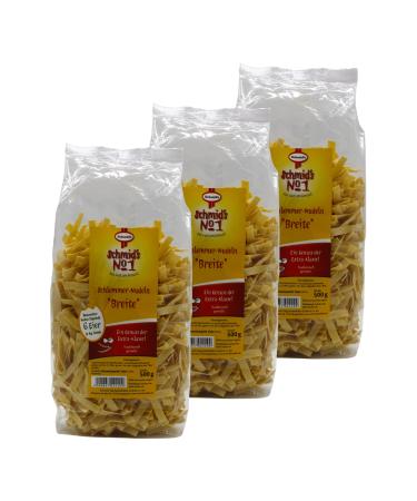 Schmid's Schmids No1 3 x band noodles wide 8 mm 500 g excellent in taste and savory in beetroot