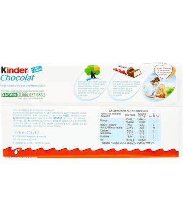 KINDER-KINDER Chocolate 16 Sticks 200 g - Buy Online on GoSupps.com