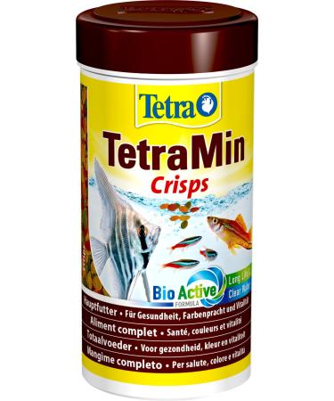 Tetramin crisps - fish feed for all tropical decorative fish with high nutritional value and minimal water load 250 ml crisp 60 g (1 Pack)