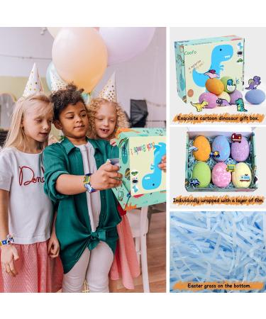 COOFO 2022 Advent Calendar Bath Bombs for Kids - 6 Extra Large Fizzy Egg Bath Balls for Boys | Christmas Stocking Stuffers with Surprises Inside - Buy Online on GoSupps.com