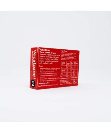 Vocalzone Original | Sore Throat Relief Pastilles | Multi-Pack (12 x 24) - Buy Online on GoSupps.com