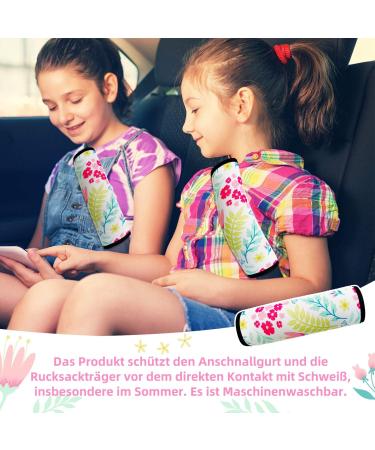 Belt Cushion for Children - Car Seat Belt Pad Cover & Backpack Shoulder Pad | Cute Patterns for Girls | 1 Piece - Buy Online on GoSupps.com