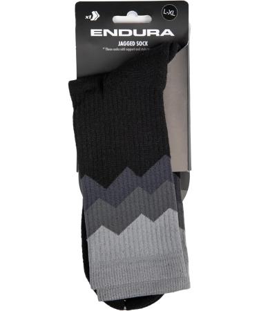 Buy Endura Men's Jagged Cycling Socks L-XL Black | Best International Shipping & Quality Cycling Gear - Buy Online on GoSupps.com