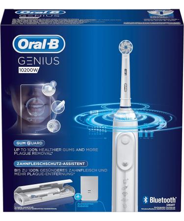 Buy Oral-B Genius 10200W White Electric Toothbrush - Adult 1 Pack | International Shipping Available - Buy Online on GoSupps.com
