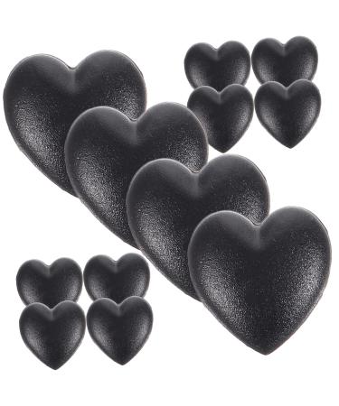 Gadpiparty 20st non-slip glasses legs earrings for glasses ironing tips for glasses sunglasses ears holder for ear pads glasses holder ear hooks silicone child pebble gel small black 1x1cm