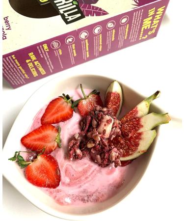 Raw Gorilla Keto Berry Granola Breakfast 6Pack 6 x 250g Vegan Organic No added sugar Gluten Free Low carb Weight Loss Ideal for diabetics - Buy Online on GoSupps.com