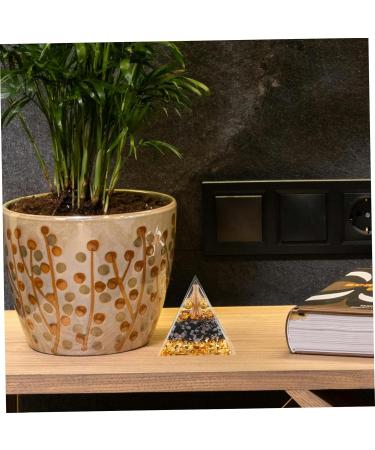 Crystal Ball Pyramid Ornament | Unique Resin Crafts & Desktop Decor - International Shipping - Buy Online on GoSupps.com