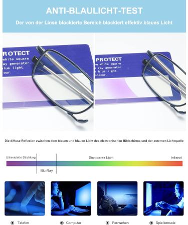 LANOMI Folding Reading Glasses - Mini Metal Blue Light Filter for Women & Men Compact with Case 1.75 Diopters - Red - Buy Online on GoSupps.com