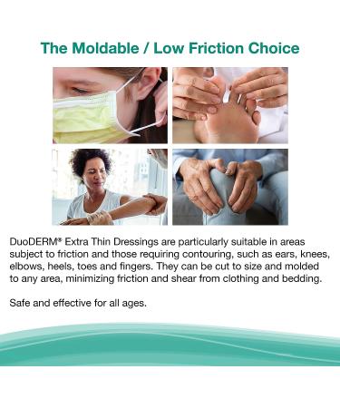 DuoDERM Signal Hydrocolloid 4x4 Inch Dressing for Light to Moderate Wounds - Beige - 5 Count Box - Buy Online on GoSupps.com