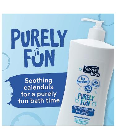 Suave Kids 3-in-1 Shampoo, Conditioner, and Body Wash - Purely Fun | 28 oz - Buy Online on GoSupps.com