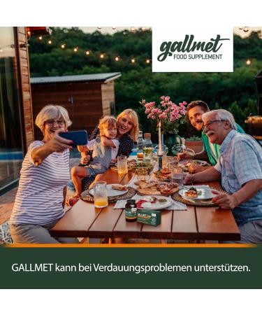 Buy GALLMET Mix 60x Ox Bile Capsules 100mg + Herbs 37.5mg - EU Made for Improved Digestion & Liver Health - International Shipping - Buy Online on GoSupps.com