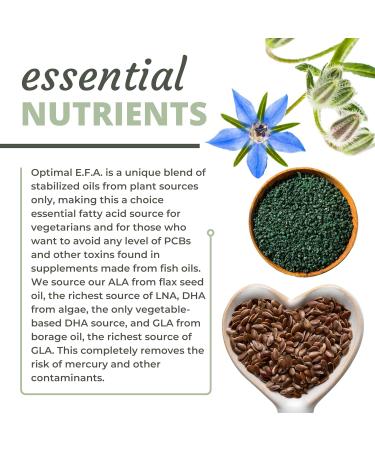 Optimal Health Systems EFA | 1 000 mg from Borage Flaxseed and Algae Oil | Safer Plant-Based Blend | Essential Fatty Acid Supplement | 60 Capsules - Buy Online on GoSupps.com