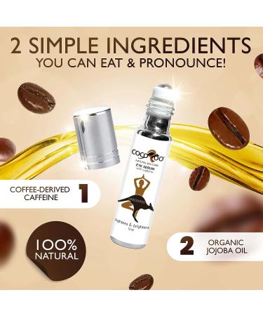Caffeinated Eye Serum - Nutrient-Dense, 100% Pure, Natural & Vegan (Unscented) - Buy Online on GoSupps.com