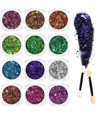  AOOWU AOOWU Glitter Gel for Body and Face 12 Colors Face Makeup for Carnival Halloween Birthday - Buy Online on GoSupps.com