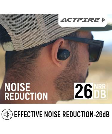 ACT FIRE Electronic Shooting Ear Protection Earbuds with Charging Case - NRR 22dB Hearing Protection for Shooting, Hunting, Range - Buy Online on GoSupps.com