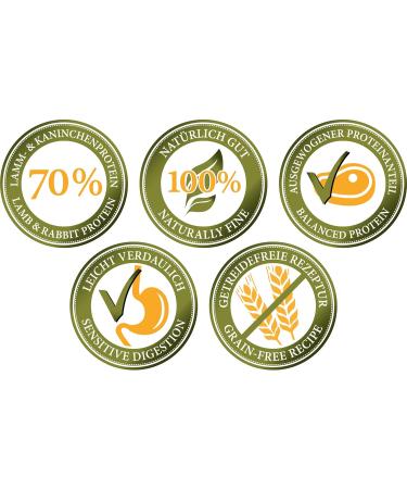 Bellfor Heide-Schmaus Grain-free lamb and wild rabbit croquettes High proportion of omega-3 fatty acids Rich in vitamins minerals and natural antioxidants 2.5 kg - Buy Online on GoSupps.com