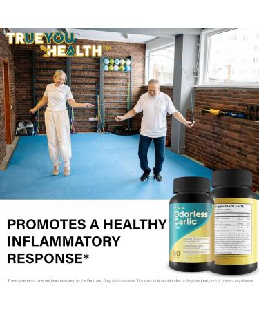 Odorless Garlic Pro - Our Best Odorless Garlic Capsules - Our Best Immune Support Supplement - Vitamin C Zinc Garlic Vitamin D Turmeric Ginger - Immune Supplement - Odourless Garlic Supplements - Buy Online on GoSupps.com