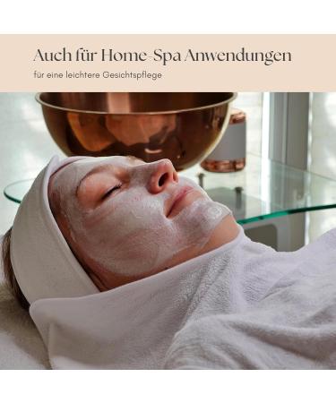 Nominia Facial Towels Premium White Microfiber 3-Series Set | Fluffy Durable Cosmetic Compresses U-Shaped Cut 400g/m Quality - Buy Online on GoSupps.com