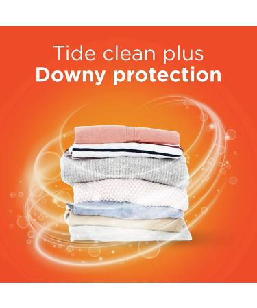 Tide with Downy HE Laundry Detergent Liquid - April Fresh Scent 92 Fl Oz - 59 Loads - Buy Online on GoSupps.com
