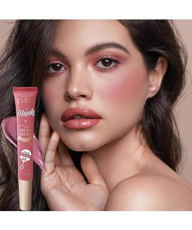 Cheek Tint Blushes Long Wearing Matte Cream for Mature Skin - Long Wearing Hydrating Matte Cheek Cream Blushes Natural Glow Cheeks Lips Make Up Pochy 03 - Buy Online on GoSupps.com