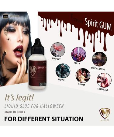 Magnet Spirit Gum 1.35oz - Korean Made PROSTHETICS Glue for Makeup & Theatrical FX Adhesive - International Shipping Available - Buy Online on GoSupps.com
