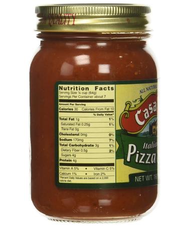 Casa Visco Pizza Sauce 16oz (Pack of 6) - Authentic Italian Flavor for Homemade Pizzas - Buy Online on GoSupps.com