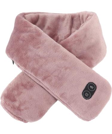USB-Powered Electric Heating Pillows | Soft Warm Neck Wrap & Vibration Massage for Pain Relief | Ideal Gift for Adults & Seniors - Light Brown - Buy Online on GoSupps.com